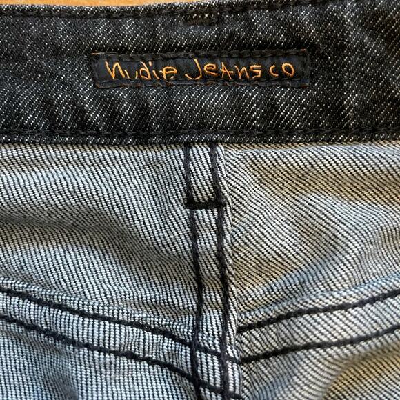 Nudie Jeans Straight Sally in Pixelated Grey - Picture 4 of 8